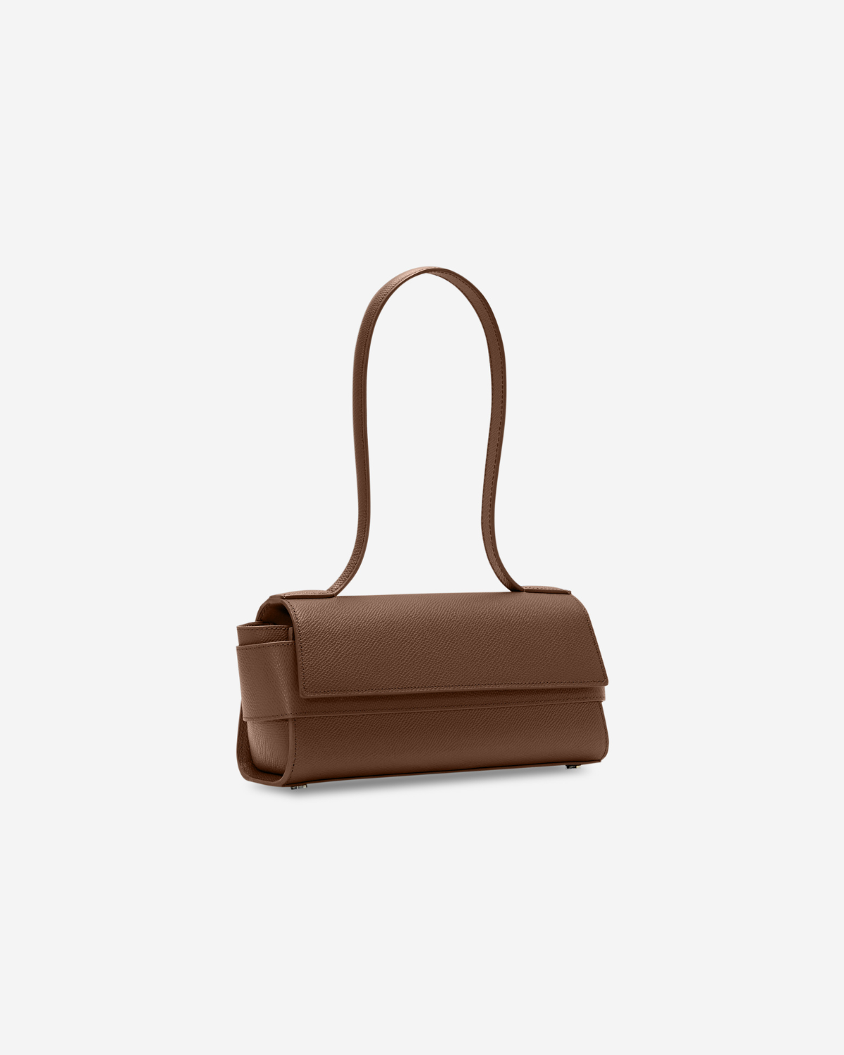 กระเป๋าถือกระเป๋าคล้องไหล่หนังแท้ VERA Margo Echo สี Mocha Mousse